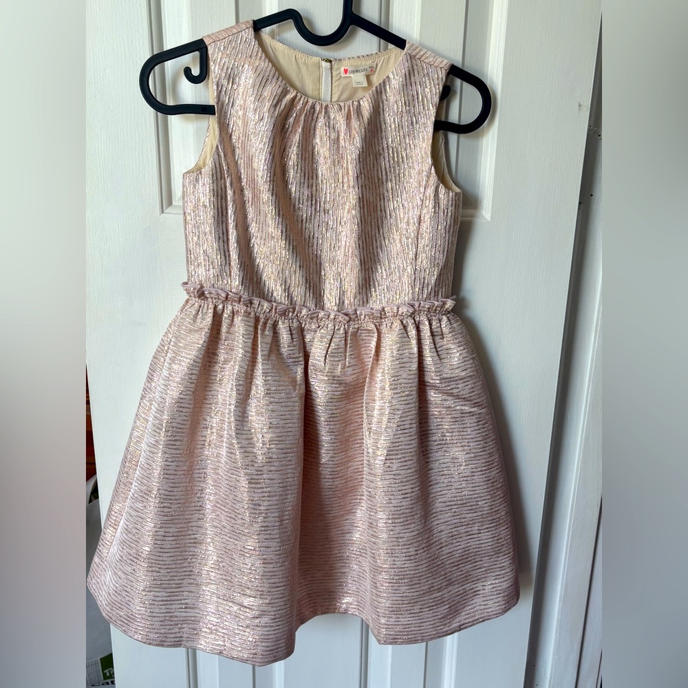 JCrew Girls' Rose Gold Dress Size 8